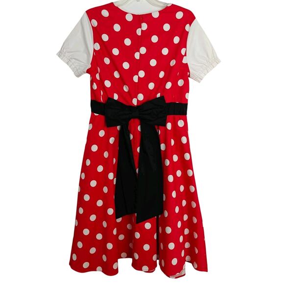 Disney Parks Dress Shop Minnie Mouse Epcot Germany Dirndl Octoberfest Red XL NWT - Picture 5 of 11